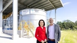 Mayor Natoli and Managing Director McCormick Foods